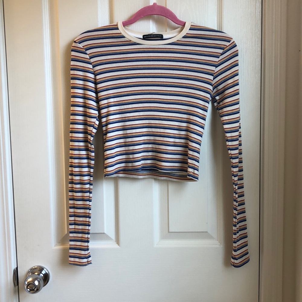 Brandy Melville stripped long sleeve.